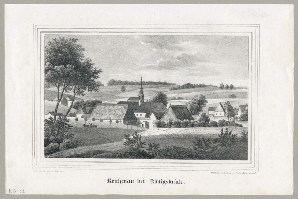 Reichenau (Haselbachtal). - Gesamtansicht. - Sachsens Kirchen-Galerie. - Reichenau bei Königsbrück.