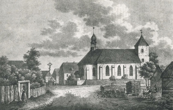 Ralbitz (Ralbitz-Rosenthal). - Kirchenansicht. - Sachsens Kirchen-Galerie. - Ralbitz.