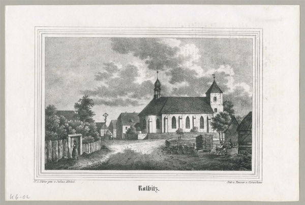 Ralbitz (Ralbitz-Rosenthal). - Kirchenansicht. - Sachsens Kirchen-Galerie. - Ralbitz.