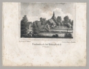 Reichenbach (Haselbachtal). - Gesamtansicht. - Sachsens Kirchen-Galerie. - "Reichenbach bei Königsbrück. 2.te Ansicht".