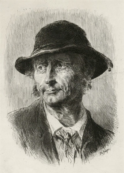 Krüger, Albert. - Porträt.
