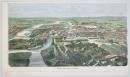 Metz. - Vogelschau. - "Ansicht der Festung Metz aus der Vogeschau".