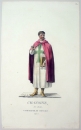 Mode & Kostüm. - Kostümkunde. - Jacques Charles Bar. - "Chanoine, soi-disant, Catéchiste, en Hongrie, Figure 1".