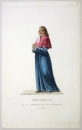 Mode & Kostüm. - Kostümkunde. - Jacques Charles Bar. - "Pénitent de St. Ambroise et de St. Charles, des Milanais".