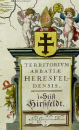 Bad Hersfeld / Hersfeld. - Landkarte. - "Territorium Abbatiae Heresfeldensis. t Stift Hirßfeldt. ".