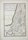 Israel & Palästina. - Karte. - "Palaestina sev Terra Sancta".