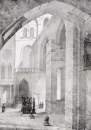 Israel - Jerusalem. - Innenansicht der Grabeskirche. - "Vue intérieure de léglise du St. Sépulcre".