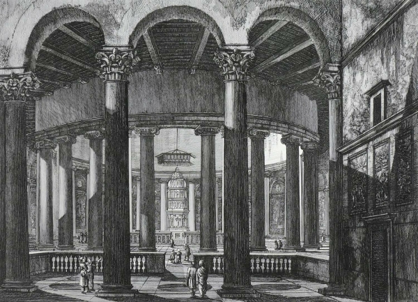 Rossini, Luigi. - "Tempio di Claudio".