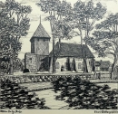 Müden (Örtze). - Ansicht der St. Laurentius-Kirche. - Eduard Wettengel. - "Müden-Oertze, Kirche".