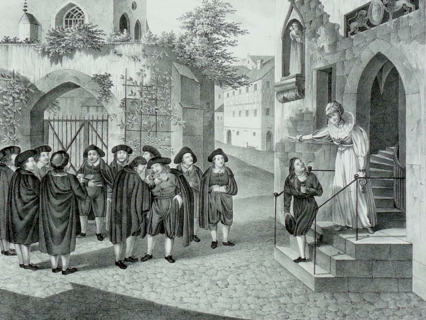 Martin Luther. - Wilhelm Baron von Löwenstern. - "Luther, als Current Schüler zu Eisenach".
