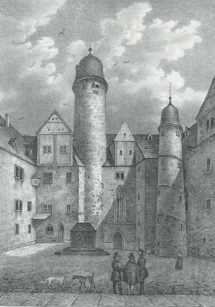 Rochsburg (Lunzenau). - Schlossansicht. - Sachsens...