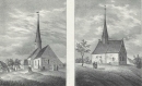 Tanneberg (Mittweida) / Markersdorf (Penig). - Doppelansicht. - Sachsens Kirchen-Galerie. - "Tanneberg / Markersdorf".