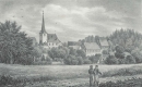 Niedersteinbach (Penig). - Gesamtansicht mit Kirche. - Sachsens Kirchen-Galerie. - "Niedersteinbach".