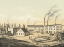 Chemnitz. - Ansicht. - "Maschinenfabrik von Theodor u. Ernst Wiede in Chemnitz".