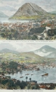 Lugano. - Ansicht. - "Ansicht von Lugano / Lugano in...