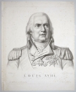 Ludwig XVIII.. - Porträt. - Alexandre Chaponnier. - "Louis XVIII.".
