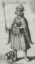 Heinrich VI.. - Porträt. - "Henricus Imp. Friderici I. filius. P. 420".