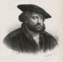 Hans Holbein. - Porträt. - "J. Holbein".