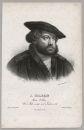 Hans Holbein. - Porträt. - "J. Holbein".