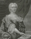 Luise Adelgunde Victorie Gottsched. - Porträt. - Johann Jakob Haid. - "Ludovica Adelgunda Victoria Kulmia".