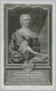 Luise Adelgunde Victorie Gottsched. - Porträt. - Johann Jakob Haid. - "Ludovica Adelgunda Victoria Kulmia".