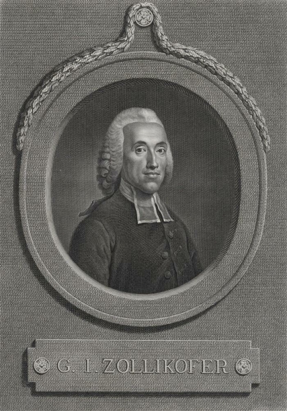 Georg Joachim Zollikofer. - Porträt. - Johann Friedrich...