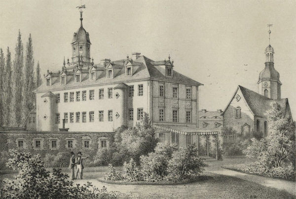 Kühnitzsch (Lossatal). - Schloss. - Poenicke. - "Kühnitzsch".