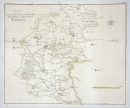 Lutherstadt Wittenberg. - Manuskriptkarte. - "Charte des Koenigl. Pohln. und Churfürstl. Sächsischen Creys=Amts Wittenberg".