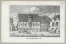 Goslar. - Marktansicht. - "Kaiser-Worth, Rathhaus, Marktbecken zu Goslar".