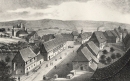 Bärenstein (Altenberg). - Gesamtansicht mit Schloss. - Sachsens Kirchen-Galerie. - "Bärenstein vom dasigen Kirchthurme aus".