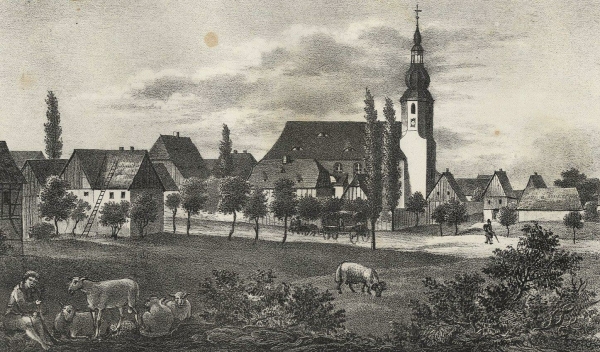 Hochkirch - Bukecy. - Pfarrkirche. - Sachsens Kirchen-Galerie. - "Hochkirch".