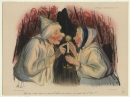 Daumier, Honoré. - Sur blanc Exemplar. - Das...
