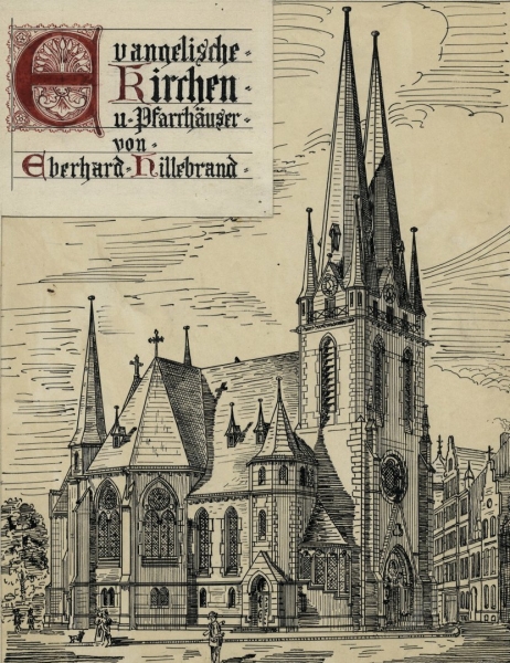 Hannover. - Ansicht. - Lutherkirche. - "Evangelische Kirchen- u. Pfarrhäuser von Eberhard Hillebrand".