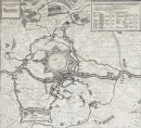 Dorsten. - Belagerungsplan. - Landkarte. - "Obsidio Fortality / Belagerung der Vestung Dorsten".