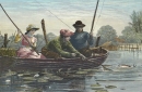 Sport. - Fischen. - Angeln. - "Fishing On The Norfolk Broads".