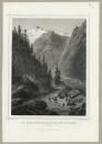 Col de la Forclaz & Trient-Tal. - Gesamtansicht. - "Col de la Forclaz et la Vallée de Trient (Valais)".