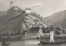 Neckarzimmern. - Burg Hornberg. - Ansicht. - "Schloss Hornberg ".