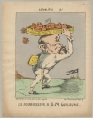 Karikatur. - "Le Fournisseur De S.M. Guillaume".