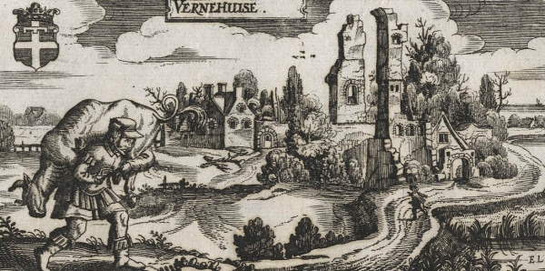 Lienden. - Ansicht der Ruine Vernehuise. - Meisners Schatzkästlein. - "Vernehuise".