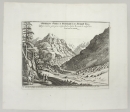 Schweiz. - Ansicht. - Unterer Grindelwaldgletscher. - "Abbildung des Gletschers im Grindelwadt in der Herrschafft Bern".