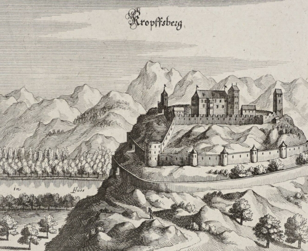 St. Gertraudi. - Burg Kropfsberg. - "Kropffsberg".