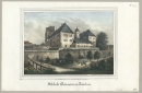 Zwickau. - Ansicht von Schloss Osterstein. - Saxonia. - "Schloss Osterstein in Zwickau".