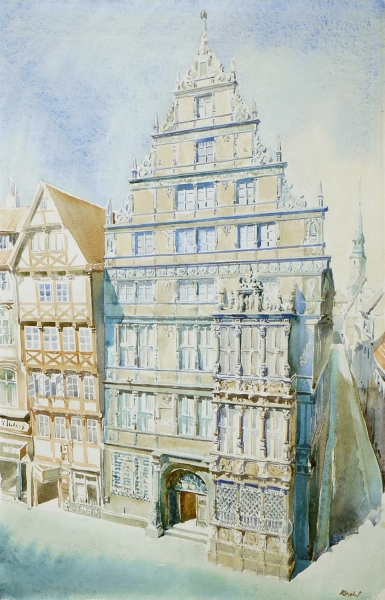 Hannover. - Ernst Krahl. - Leibnizhaus.