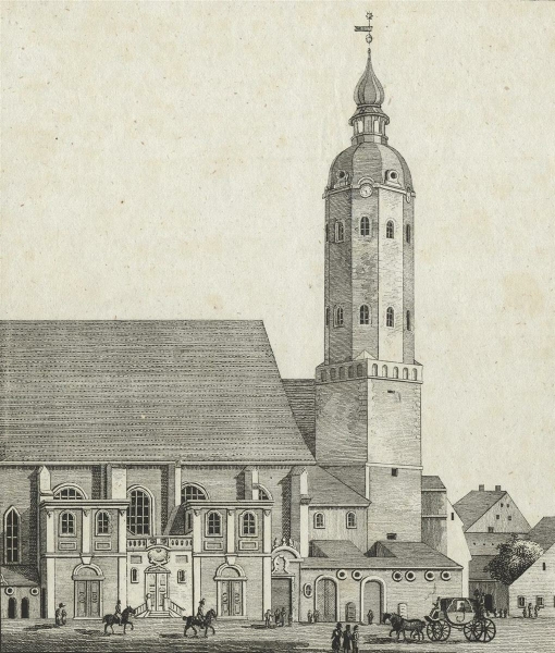 Zittau. - Kirchenansicht. - "Die St. Petri- und Pauli-Kirche in Zittau".