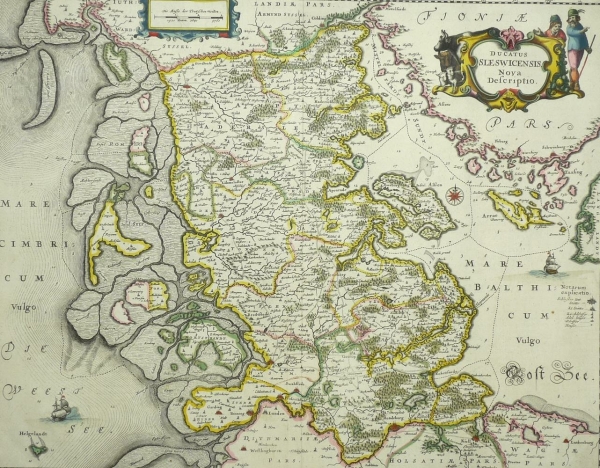 Schleswig-Holstein. - Landkarte. - Ducatus Sleswecensis...
