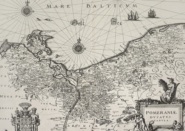 Ostsee / Mare Balticum.- Landkarte. - Matthäus Merian. -...
