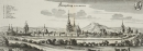 Königsberg in der Neumark / Chojna. - Vogelschau. - Matthäus Merian. - "Königsberg In der Newmarck"