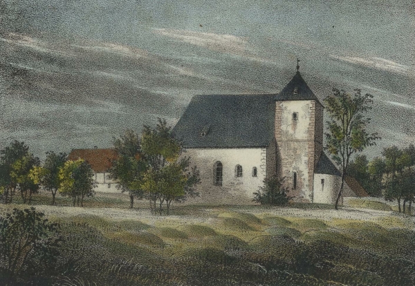 Nauenhain (Königsfeld). - Kirchenansicht. - Sachsens Kirchen-Galerie. - Nauenhain.