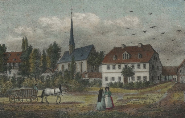 Mühlau (Sachsen). - Kirchenansicht. - Sachsens Kirchen-Galerie. - "Mühlau".