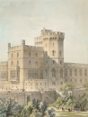 Windsor (Berkshire). - Windsor Castle. - "North East View of the Prince of Waless & Brunswick Towers".